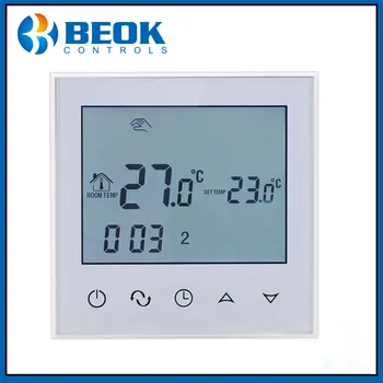 Beok 3 Projetos Elétricos Termostato de Aquecimento por piso radiante, Sistema de Aquecimento AC200-240V Semanal Programável Thermoregulator