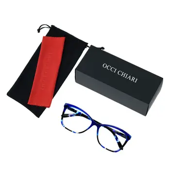 OCCI CHIAR Multifocal Anti Blue Ray Óculos de Leitura Mulheres de Dioptria Óculos Progressivos Óculos Leitor+1.0+1.5+2.0+2.5+3.0+3.5