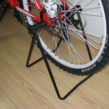Bicicleta De Exibição Universal De Alta Qualidade Flexível, Tripla Cubo De Roda De Reparação De Kick Stand Stand Para Estacionamento Titular Quadro Dobrável
