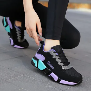 Mulheres Tênis 2020 Moda De Luz Tênis Womens Casual Esporte Sheos Respirar Ao Ar Livre Wark Sapatos Feminino, Calçados De Sapatos