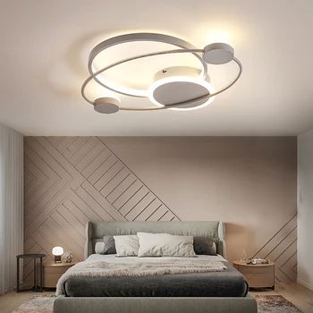 LED moderna sala de estar luzes de Teto Para o Quarto restaurante Rodada Casa lâmpada do Teto brilho dispositivo elétrico de 55 cm 65 cm