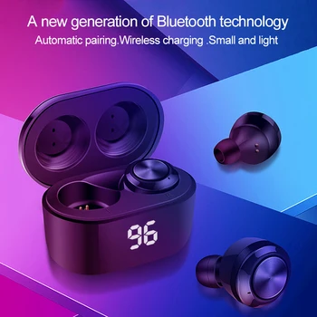 2021 sem Fio TWS 5.0 Fone de ouvido Bluetooth Fone de ouvido IPX4 Impermeável Stereoe Fones de ouvido Micophone Headest Mini 300mAh Jogos de fone de ouvido