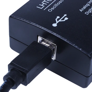 USB Analisador Lógico de 8 canais Microcontrolador osciloscópios de sinal Misto SPI, I2C PODE Uart LHT00SU1 Osciloscópio Virtual