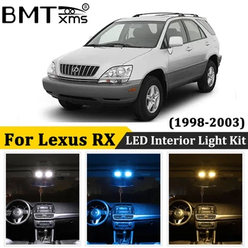 BMTxms Canbus Auto Interior do DIODO emissor de Luz da Placa de Licença Lâmpada do Kit Para o Lexus RX 300 RX300 1998-2003 Carro Acessórios de Iluminação