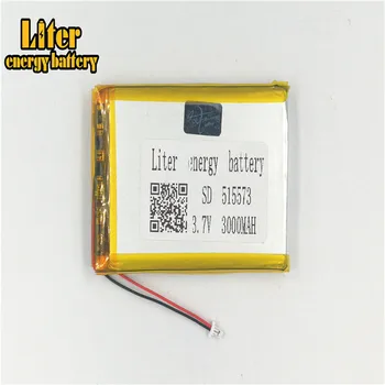 1,25 MM 2 pinos conector de 3,7 V 515573 3000mah Recarregável bateria de lipo e-books em seu GPS PDA bateria de polímero de lítio
