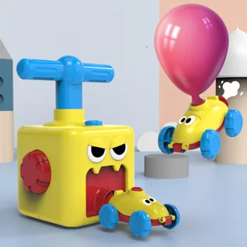 De Ciências da educação da Experiência de Brinquedo por Inércia, o Poder de Balão Carro de Brinquedo Quebra-cabeça Divertido Inercial do Carro de Poder Balão de Brinquedos para Crianças de Presente