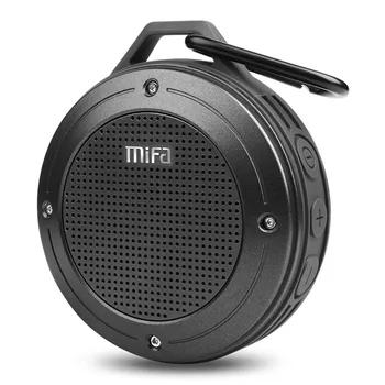 MIFA F10 bluetooth Portátil com alto-Falante de Resistência de Choque IPX6 Impermeável alto-Falante de Graves sem Fio Bluetooth 4.0 cartão do TF do Built-in mic