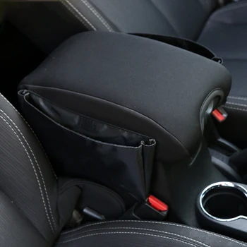 Interior do carro Assento Braços Caixa de Almofada Cobre Multifuncional Saco de Armazenamento Para Jeep Wrangler JK 2011-2017 Estilo Carro Acessórios