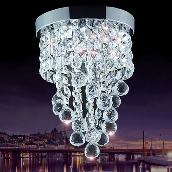 LED moderna Lustre de Cristal Luz Lâmpada do Brilho Lustres de Iluminação Pingente Pendurado Luminárias de Teto Luminária Para Sala de estar