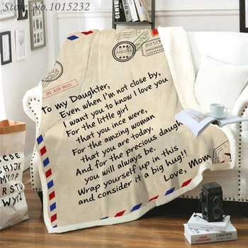 Letras letra Expressar o Amor Cobertor de Impressão 3D Sherpa um Cobertor na Cama Têxteis-Lar de Sonho, Estilo Dom 08