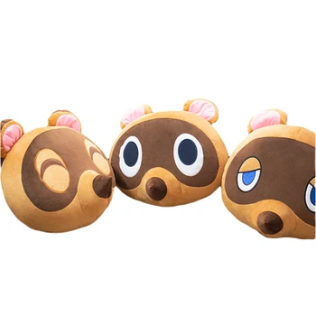 ELBCOS Animal Crossing Kawaii Raccoon blinder Bonito Guaxinim de Pelúcia Dools Brinquedos de Pelúcia Travesseiro de Pelúcia
