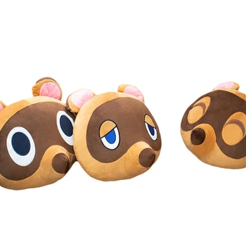 ELBCOS Animal Crossing Kawaii Raccoon blinder Bonito Guaxinim de Pelúcia Dools Brinquedos de Pelúcia Travesseiro de Pelúcia
