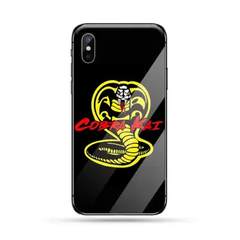 Cobra Kai Temporada 2 Caso de Telefone de vidro Temperado Para o iphone 5 6 6 7 8 plus X XR XS 11 PRO MAX.