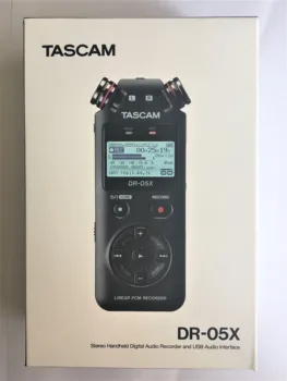 O TASCAM DR-05X versão atualizada DR-05 Portátil Gravador de Voz Digital gravador de áudio MP3 Gravação de Caneta