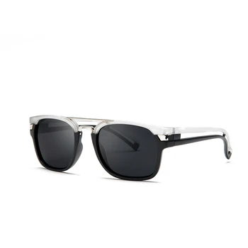 Glitztxunk Novo Óculos de sol dos Homens Clássicos da Marca do Designer de Mulheres Dirigindo Quadrado Preto espelho de Sol Glasse Para o sexo Masculino Óculos de proteção UV400 Óculos