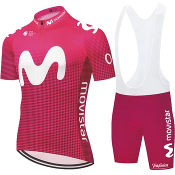 O Time Pro preto Movistar ciclismo jersey homens maillot de Verão de ciclismo Bicicleta Jersey terno de Bicicleta abbigliamento ciclismo estivo 2020