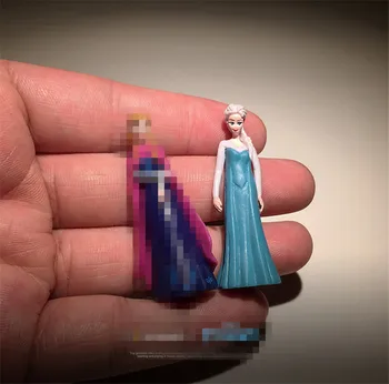 36piece 4,5 cm original muito pequeno Clássico Princesa Figura de ação Colecionáveis Modelo de Brinquedo