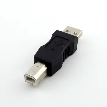 10pcs USB 2.0 Tipo A Macho-B Masculino Impressora Scanner de Porta Conversor Conector do Adaptador