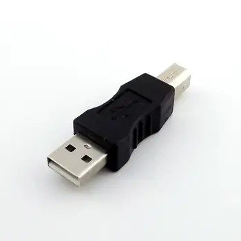 10pcs USB 2.0 Tipo A Macho-B Masculino Impressora Scanner de Porta Conversor Conector do Adaptador