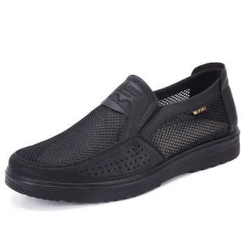 Dos Homens novos Sapatos Casuais, Confortáveis e Respirável Malha de Sapatos de homem, de Alta qualidade Casual Pai Sapatos Zapatillas Hombre Tamanho Grande 48