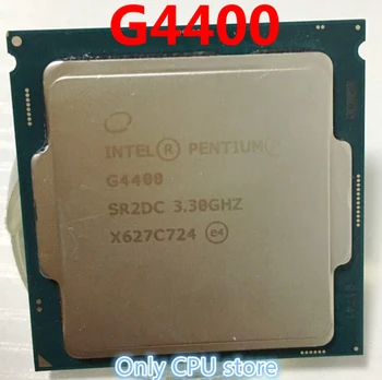 Frete grátis Processador Pentium G4400 Dual Core 3.3 GHz LGA 1151 TDP 54W 3MB de Cache Com HD Gráfico 14nm área de Trabalho do CPU