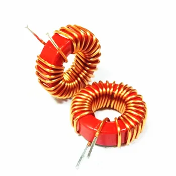 5Pcs T94-2 Núcleo de Pó de Ferro Vermelho Cinza Anel Magnético Indutância do Fio de Cobre de Diâmetro de 1,0 mm Indutância Capacidade 6UH Indutor