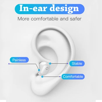 Cigfun T16 TWS Fone de ouvido Bluetooth V5.0 Mini fone de ouvido sem Fio Controle de Toque Impermeável Fones de 1800mAh Fone de ouvido Microfone Para o Telefone