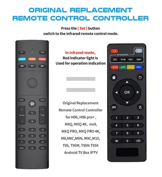 VONTAR G40S de Voz, Controle Remoto Mini Kyeboard Mouse sem Fio de Ar com o Aprendizado IR para a Caixa de TV Android PC