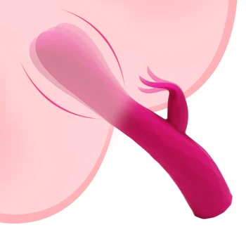 Balanço Duplo Choque AV Varinha Feminino Masturbação Ferramenta de 7 Velocidades Vibrador Vibrador na Vagina Estimulador Clitoriano os Brinquedos Sexuais para a Mulher