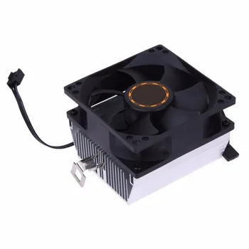 Computador CPU Cooler Dissipador de calor do Radiador Processador Ventilador de Refrigeração de 30mm 7 Lâminas de 8 cm Ventilador para AMD754 939 940 AMD Athlon64 5200+