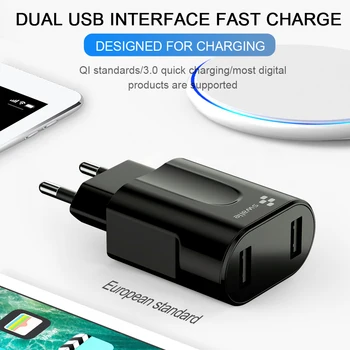 Swalle Carga Rápida 3.0 15W portátil USB de Carregamento do Carregador do Telefone Móvel Para o iPhone Samsung Xiaomi Huawei QC 3.0 4.0 carregador Rápido