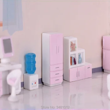 Miniatura Casa de bonecas Conjunto de Móveis para casinha de Bonecas Mini Kit de Brinquedo Acessórios de TV Cozinha de Casa Frigorífico Crianças Brincar de faz de conta Diy Figurine