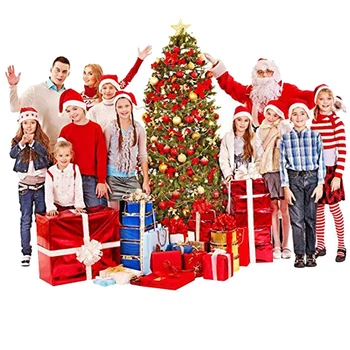 Pacote com 20 Massa de Natal, Santa Chapéus para Adultos, Vermelho Clássico de Natal Férias Chapéus para Festa Fantasia