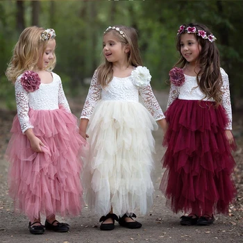 TANGUOANT Tutu de Crianças Vestido de Festa da Menina Princesa Roupas vestidos de Casamento do Laço de Meninas Cerimônias Vestido de Vestuário, Vestido de Vestidos Manto