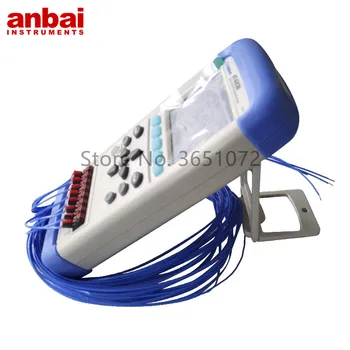 Anbai AT4208/AT4204/AT4202 Multi-canal de Temperatura do Registrador de Dados com 3.5 Polegadas TFT-LCD