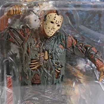 Filme de terror sexta-feira 13 Jason Voorhees PVC Figura de Ação NECA Coleção Toy Modelo