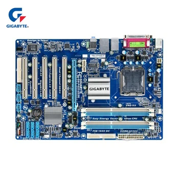 LGA 775 Para processadores Intel P43 Gigabyte GA-P43T-ES3G placa-Mãe DDR3 16G P43T-ES3G Desktop placa-mãe Original P43T ES3G Systemboard Usado