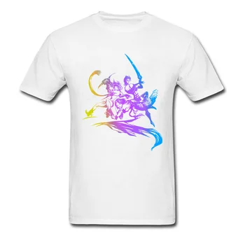 Verão, Final Fantasy Branco Camisetas 2018 Homens Algodão Tops Tees Jogo Gráfico T-shirt Anime Roupas Personalizadas Para Aniversário