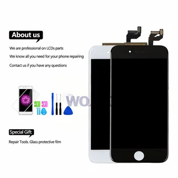 AAA Tela de LCD Para o iPhone 6 6g 6s e Visor LCD de Toque do Digitador Módulo de Telas de Substituição para o iphone6 LCDS tela