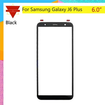 10Pcs/lot Para Samsung Galaxy J6 2018 J600 J600F Tela de Toque do Exterior Lente Vidro TouchScreen LCD Frontal de vidro Para J6+ plus J610