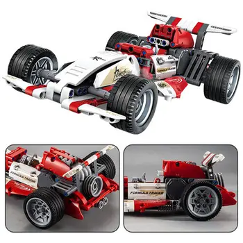 F1 24 Horas de Corrida de carros de Corrida de Fórmula Um Carro esportivo do Modelo DECOOL Técnica de Construção de Blocos de Brinquedos Para o Menino Crianças, Presentes de Natal