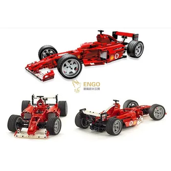 F1 24 Horas de Corrida de carros de Corrida de Fórmula Um Carro esportivo do Modelo DECOOL Técnica de Construção de Blocos de Brinquedos Para o Menino Crianças, Presentes de Natal