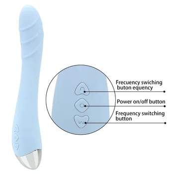 IKOKY de Carregamento USB G-Spot Dildos Vibrador Feminino Masturbação Poderoso Vagina, Clitóris Massager de 10 Velocidades de Brinquedos Sexuais Para as Mulheres