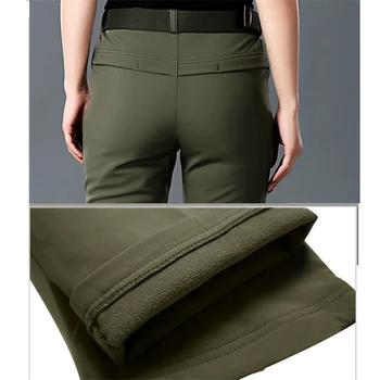 Caminhadas ao ar livre, Caminhadas Calças para Mulheres de Lã Acampamento de Escalada Calças Militares Impermeável Permeável Multi-bolsos Táticas Calças