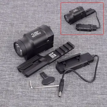 Novo AK-SD Arma da Lanterna elétrica do DIODO emissor de Arma de Ajuste de Luz Trilho 20mm Momentânea Com controle Remoto Interruptor de disparo Para a AK47 AK74 Caça-Acessórios
