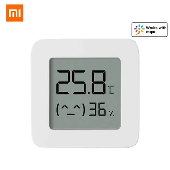 XIAOMI Mijia Bluetooth Termômetro 2 sem Fio Smart Elétrico Higrômetro Digital de Temperatura e Umidade Sensor de Trabalhar com Mijia APP