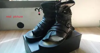 Italiano Mens Sandálias Da Moda Verão, Sapatos, Sandálias Gladiador Homens Casuais Sapatos De Couro Homens Luxo Flip-Flops
