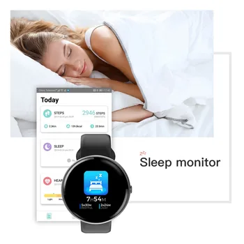 Allcall AC01 IP68 Impermeável Esporte Smartwatch Tracker Monitor de frequência Cardíaca Bluetooth 4.0 Fitness Pulseira Homens Mulheres Smart Watch