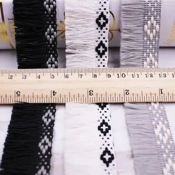 10yards/monte Fita de borla laço DIY acessórios de laço borlas de desbaste franjas para casa fornecer roupas de costura Cortinas decoração