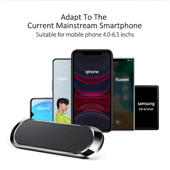 Magnético de Carro de Telefone do Suporte Stand Para iPhone Samsung Xiaomi Huawei Apoio do Telefone Móvel Titular Mini Placa de Metal do Carro de GPS do Monte